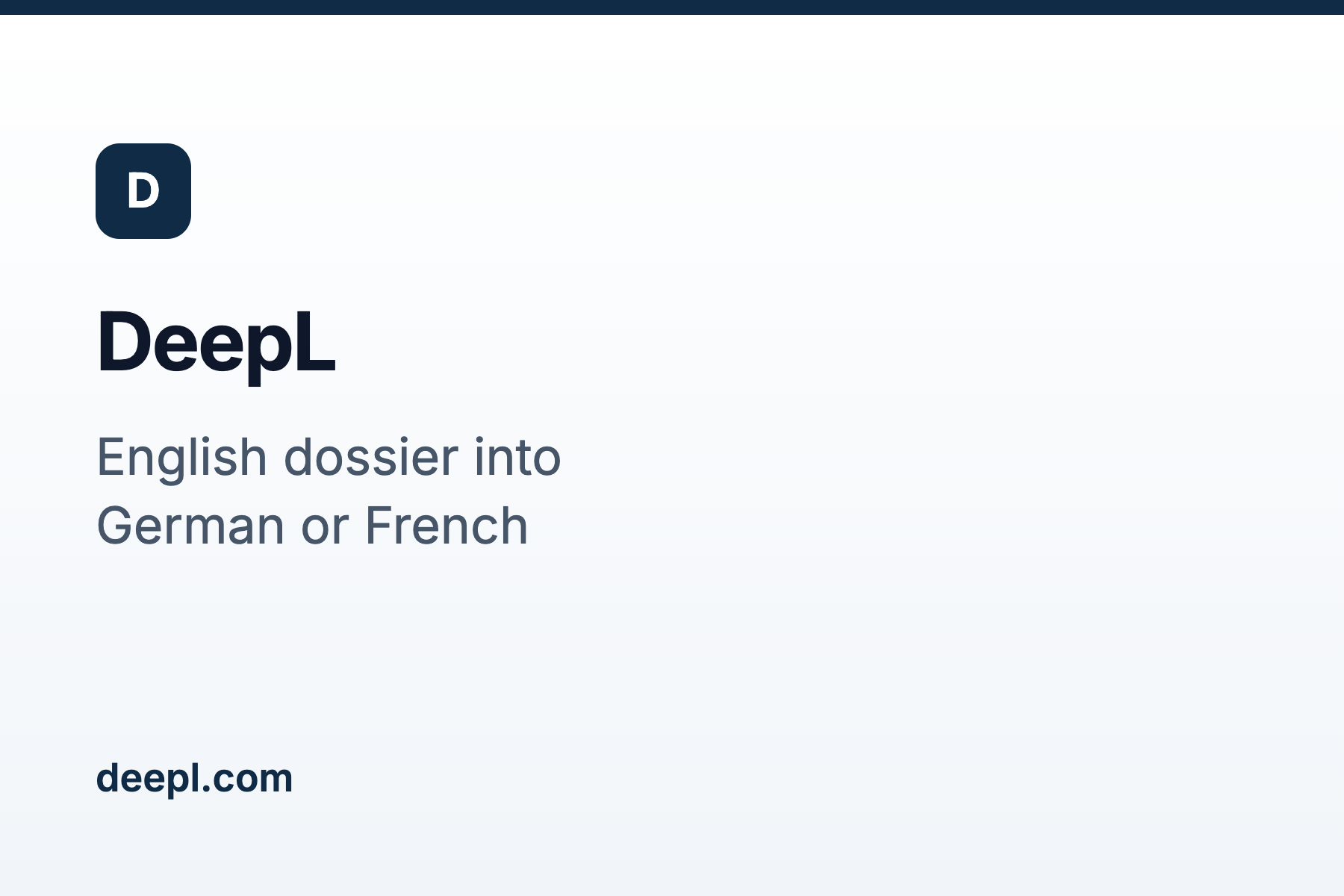 DeepL: When an English document needs to be translated into German or French, the go-to translator for the task is one that understands the nuances of a CV. This is because a standard chatbot can easily fall into marketing jargon, which doesn't translate well in the formal context of a Swiss job application.