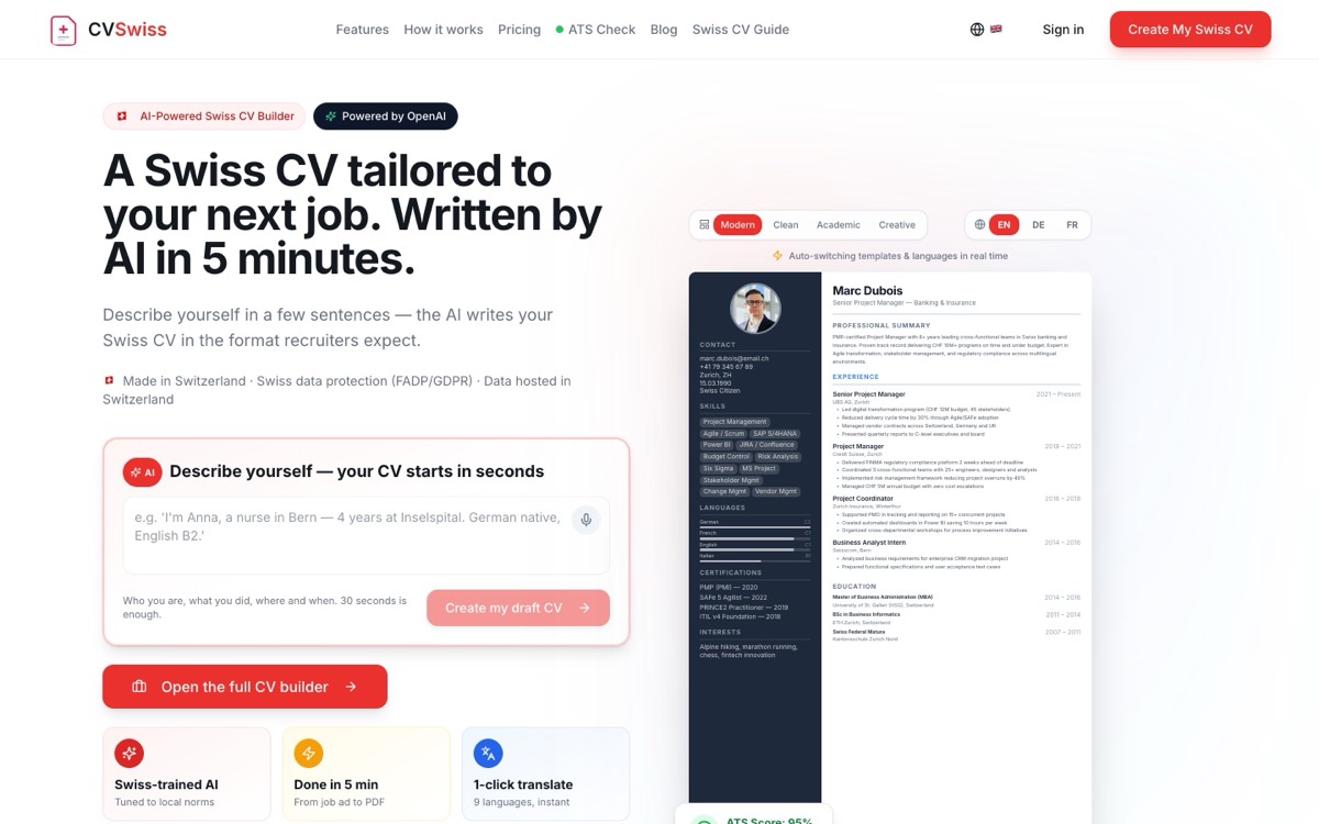CV-Swiss