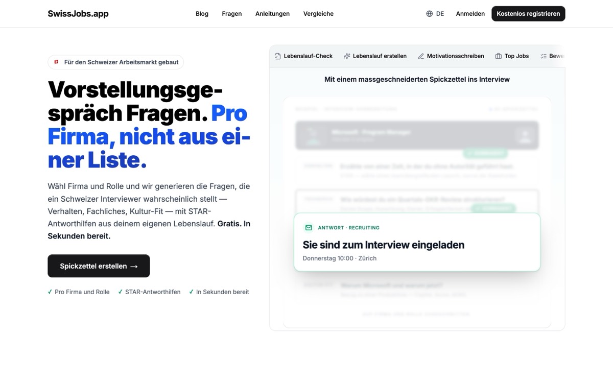 SwissJobs.app