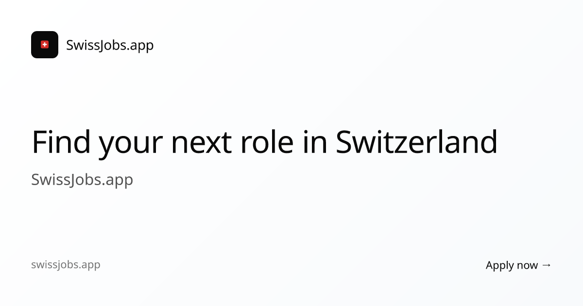 Global Sites Network Communications Manager – Roche (Basel)